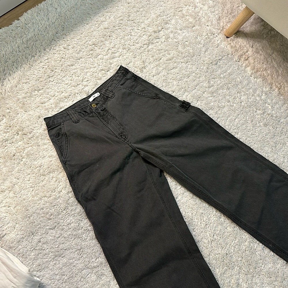 Grey cargos. Brand new. No tags